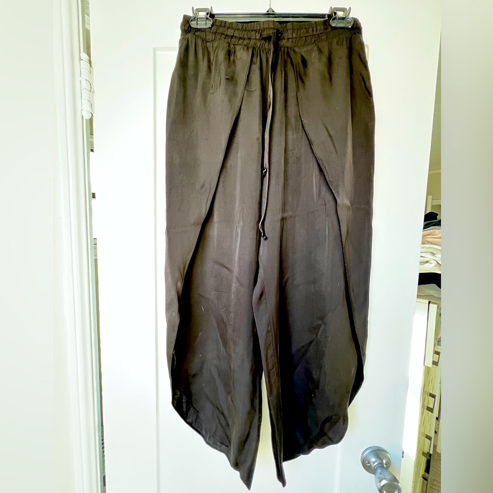 Nation LTD stonewashed Sateen Harem Pant, size small.